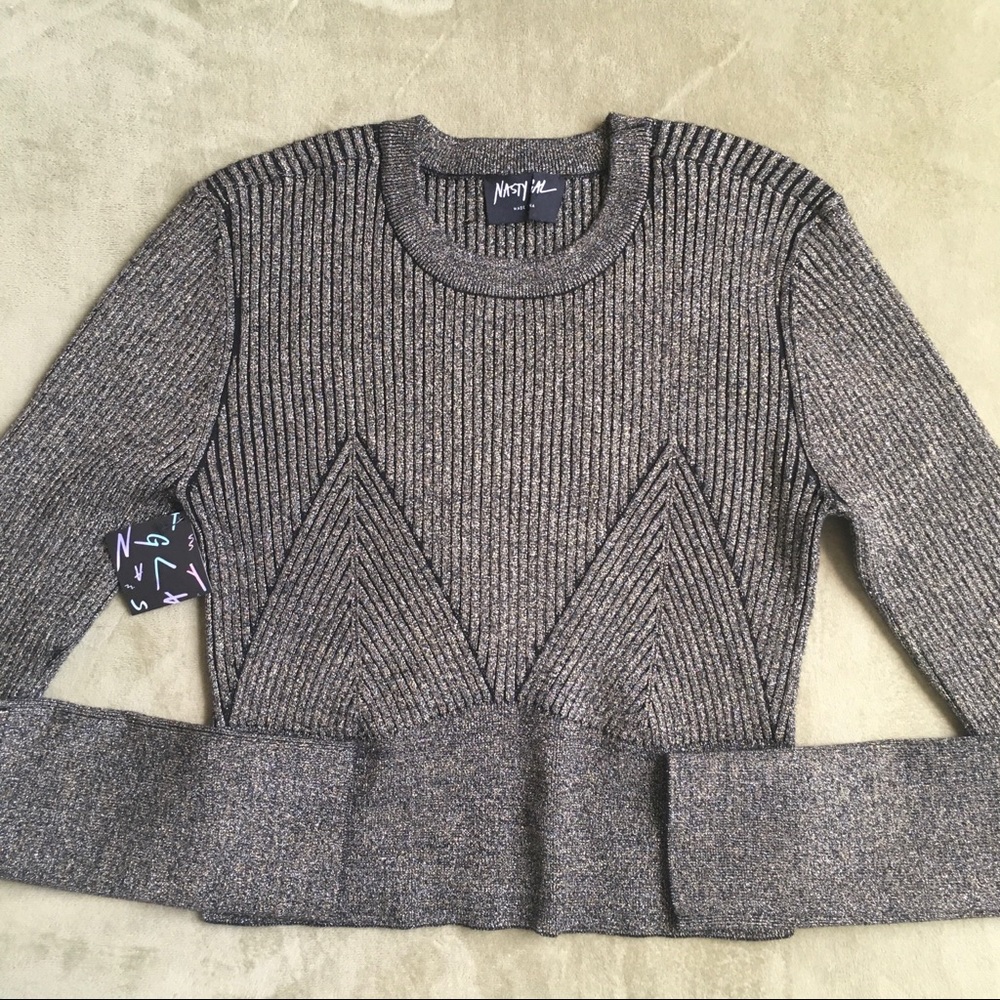 Nasty Gal Crop Top Shirt